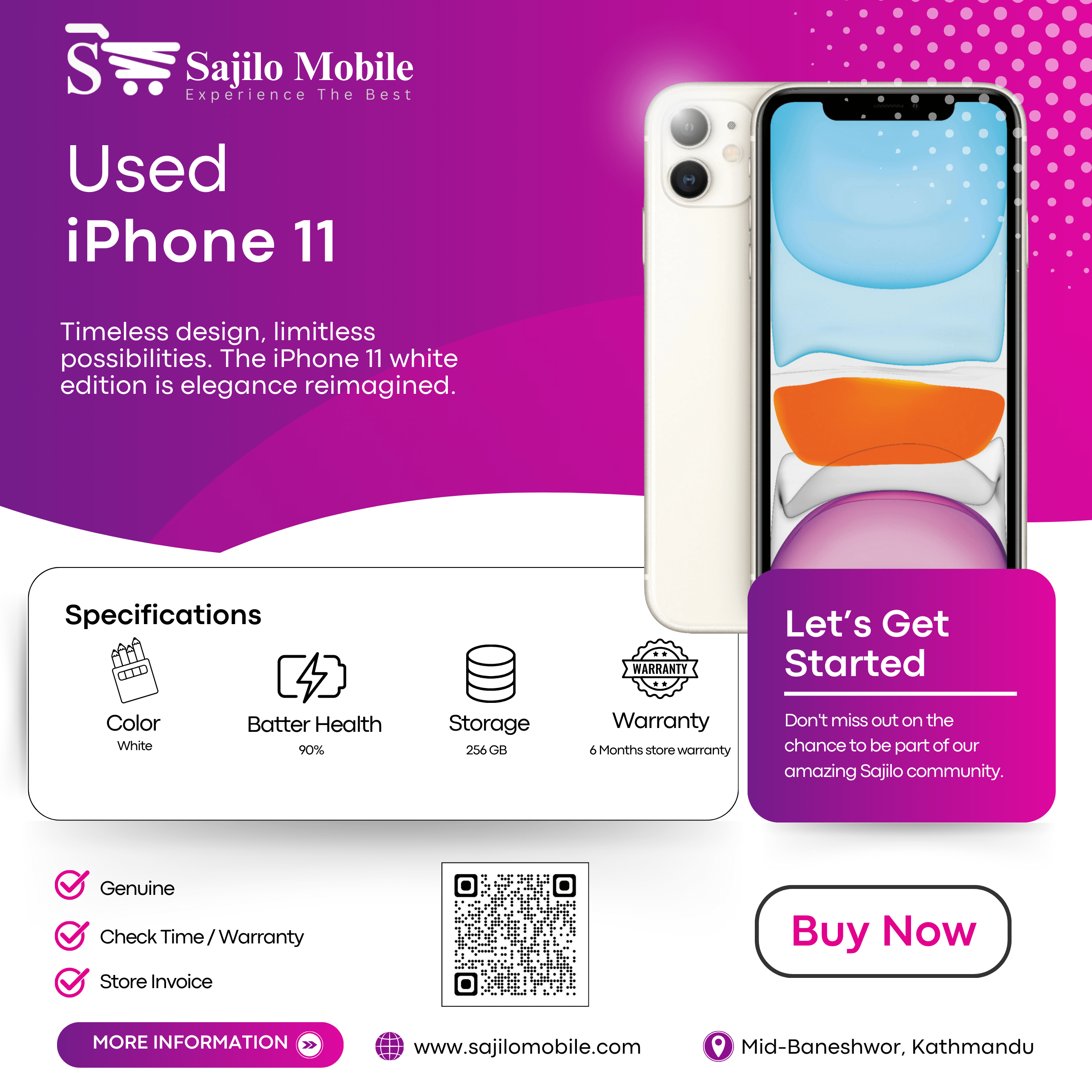  iPhone 11 (256GB)